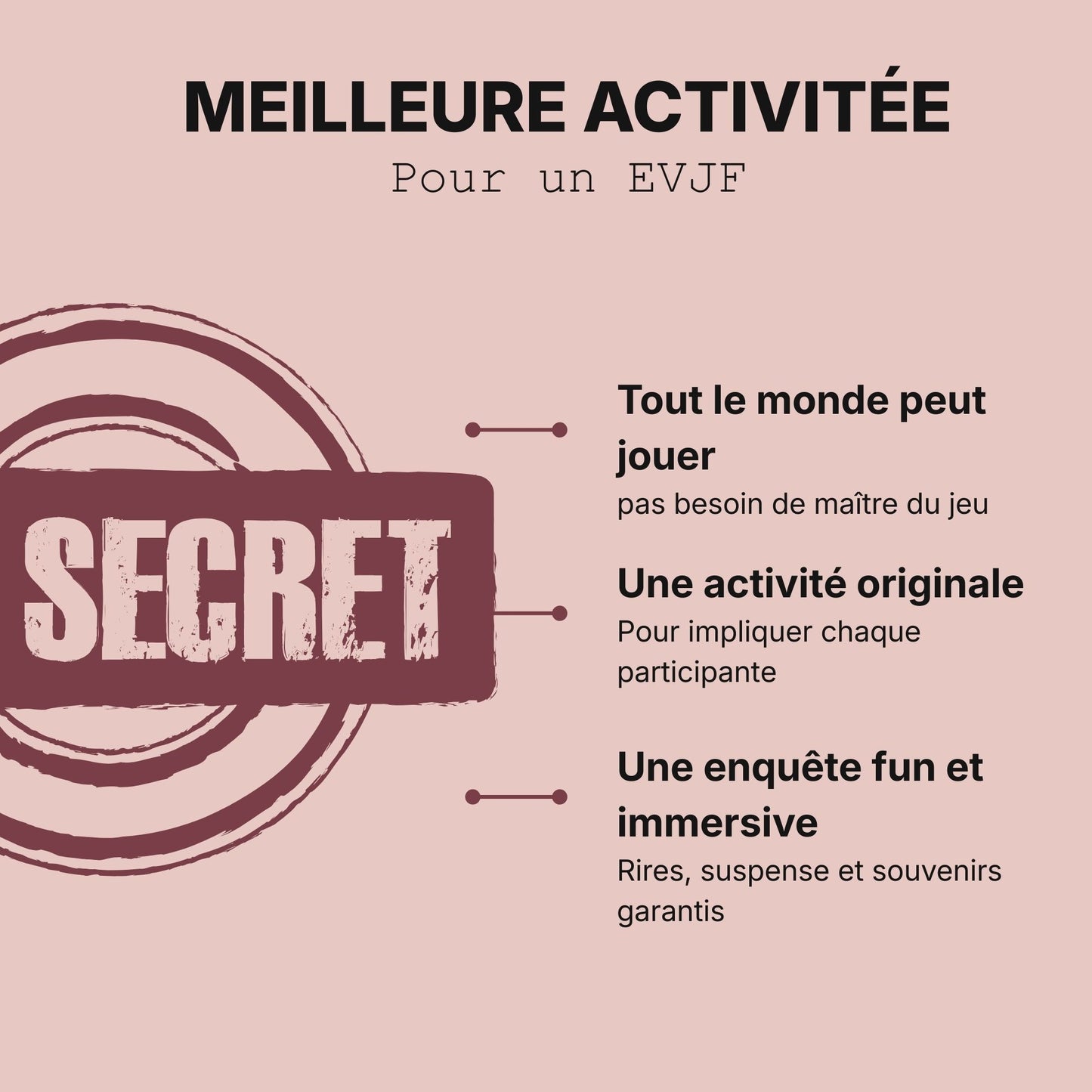 Le Secret de la Témoin - spécial EVJF