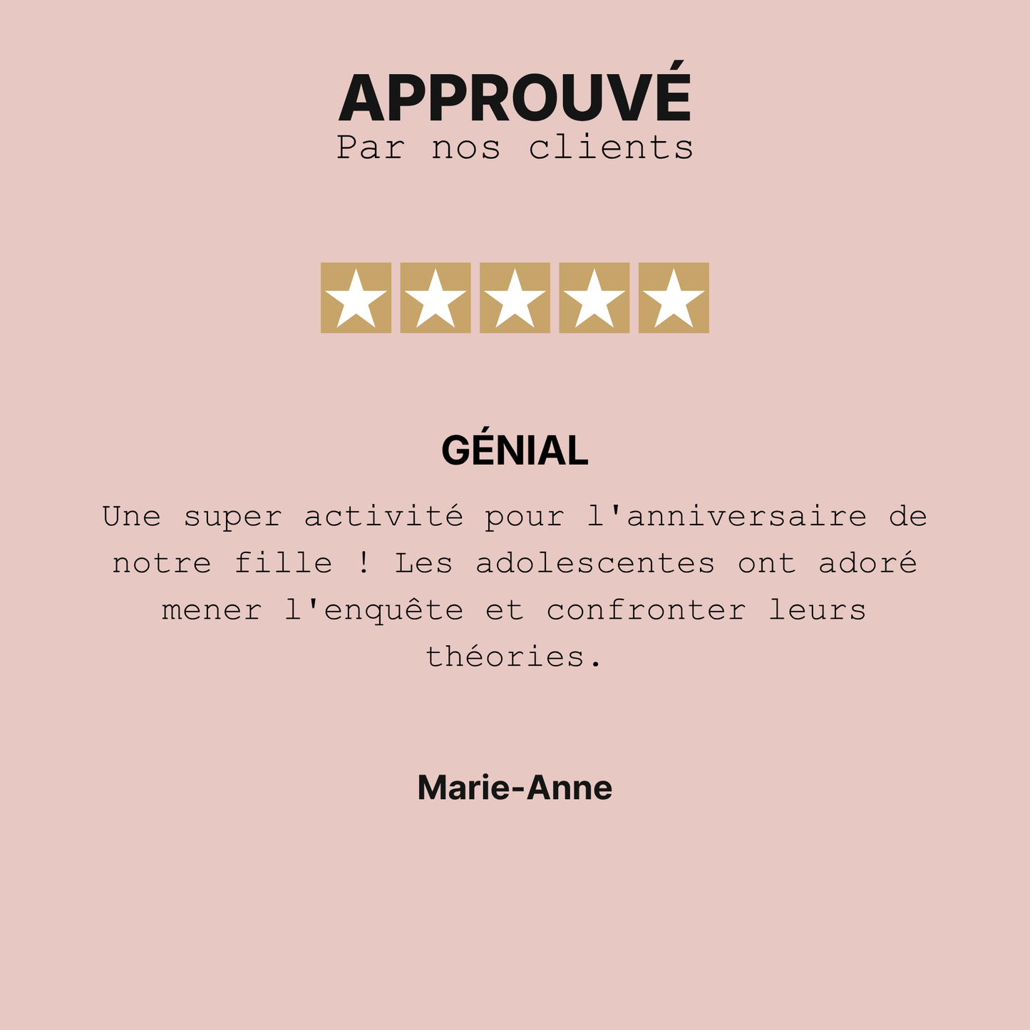 Jeu d'enquête ado à imprimer - La Chambre Vide